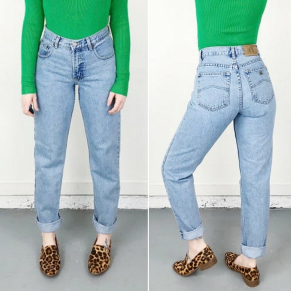 armani mom jeans